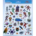PEGATINAS CLASSY SUPERHEROES GLITTER