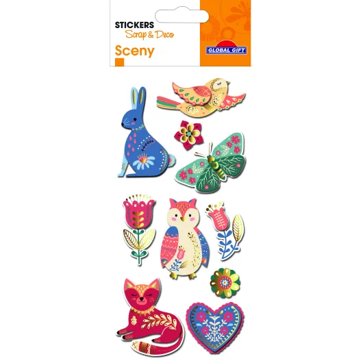 PEGATINAS SCENY SCRAP & DECO ANIMALES