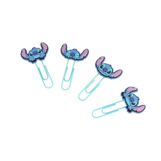 SET DE CLIPS CON TOPPER DISNEY STITCH TROPICAL