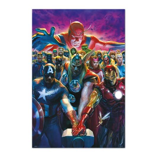 POSTER MARVEL LOS VENGADORES - 10 BY ALEX ROSS