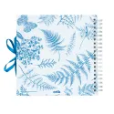 SCRAPBOOK ALBUM FOTO 26X26 CM 40 PAGINAS BLUE NATURE