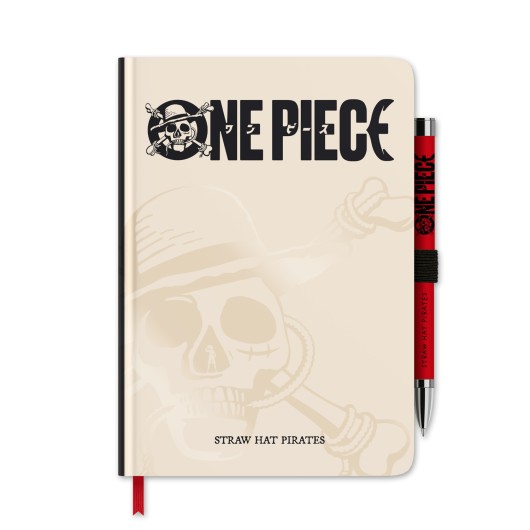 CUADERNO PREMIUM A5 CON BOLIGRAFO PROYECTOR ONE PIECE NETFLIX