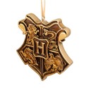 SET DE 3 ADORNOS DE NAVIDAD HARRY POTTER-SNITCH DORADA, NIMBUS2000 Y ESCUDO HOGWARTS