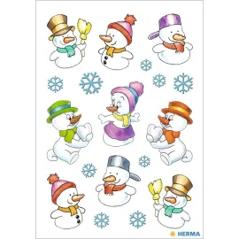PEGATINAS DECOR MUÑECO DE NIEVE 2