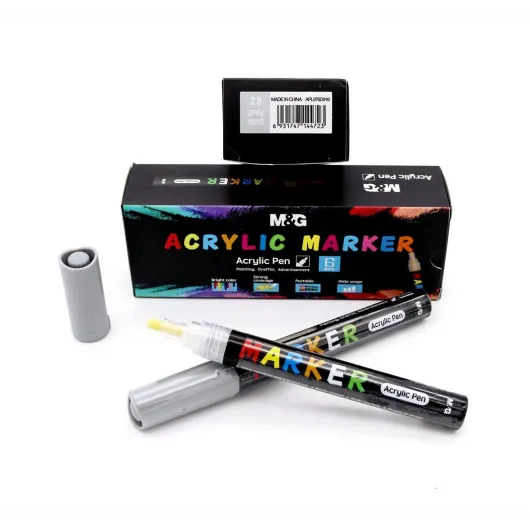 SET ROTULADORES PINTURA ACRILICA GRIS 28 S910