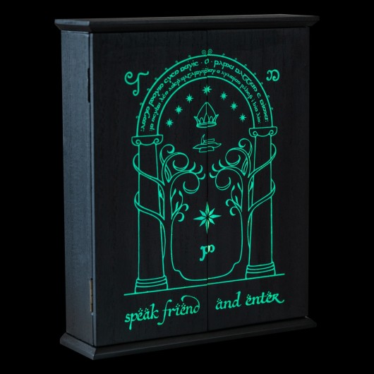 COLGADOR DE LLAVES EL SEÑOR DE LOS ANILLOS - PUERTA DE MORIA