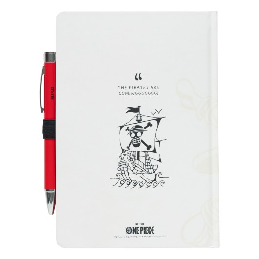 CUADERNO PREMIUM A5 CON BOLIGRAFO PROYECTOR ONE PIECE NETFLIX