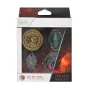 SET DE 4 PINS JUEGO DE TRONOS LA CASA DEL DRAGON