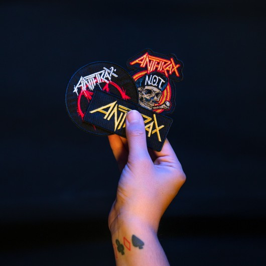 SET DE 3 PARCHES ANTHRAX