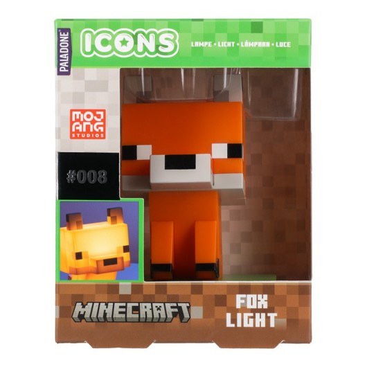 LAMPARA ICONS MINECRAFT ZORRO