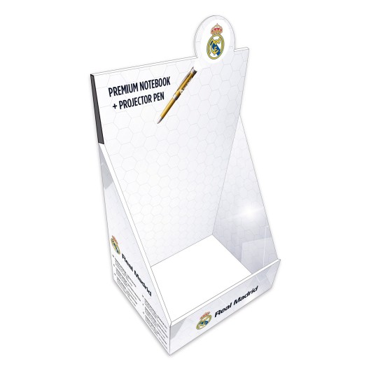 CUADERNO PREMIUM A5 CON BOLIGRAFO PROYECTOR REAL MADRID