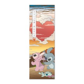 POSTER PUERTA DISNEY STITCH JAPAN