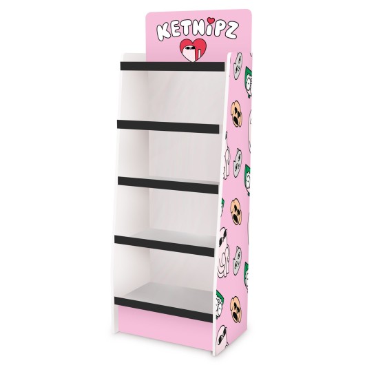 EXPOSITOR 1/4 PALET CARTON 5 BALDAS KETNIPZ SIN MERCANCIA