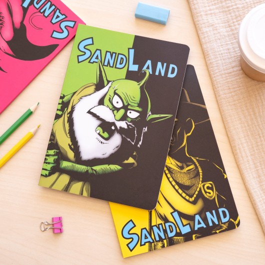 PACK 3 CUADERNOS A5 SAND LAND BEELZEBUB, RAO Y THIEF