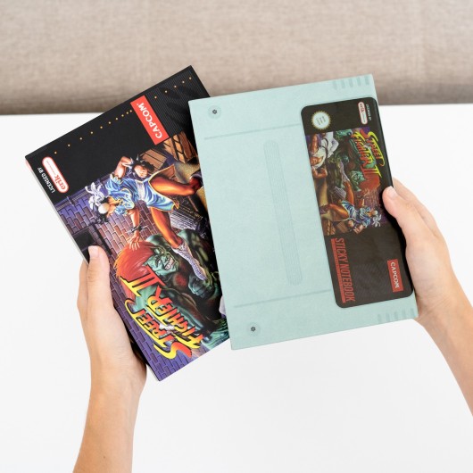 CUADERNO PREMIUM A5 CON STICKY NOTES Y FUNDA STREET FIGHTER