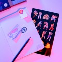 CUADERNO PREMIUM A5 CON STICKY NOTES Y FUNDA STREET FIGHTER