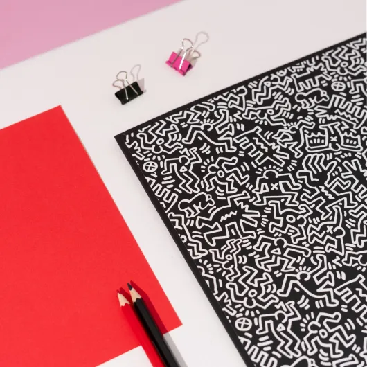 CARPETA 4 ANILLAS KEITH HARING