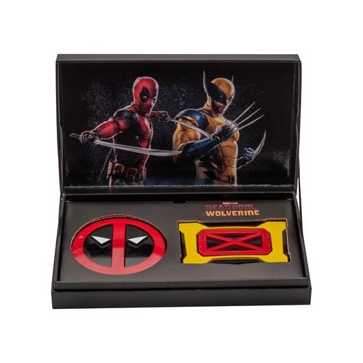 SET PINS MARVEL DEADPOOL Y LOBEZNO MAGNETICOS