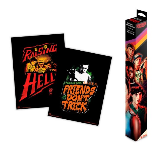 SET MINIPOSTERS STRANGER THINGS