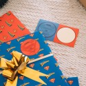 SET DE PAPEL DE REGALO DC COMICS SUPERMAN