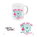 TAZA EL JUEGO DEL CALAMAR LUZ ROJA, LUZ VERDE