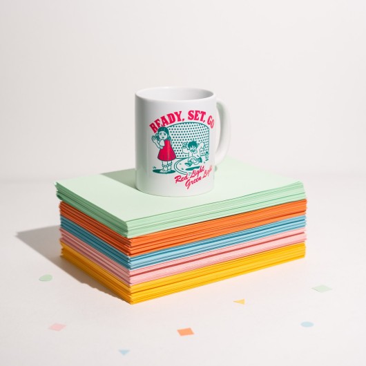 TAZA EL JUEGO DEL CALAMAR LUZ ROJA, LUZ VERDE