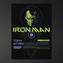 POSTER LUMINISCENTE MARVEL IRON MAN