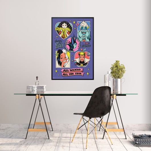 POSTER DISNEY VILLANOS
