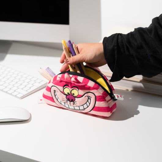 ESTUCHE FELPA DISNEY ALICIA EN EL PAIS DE LAS MARAVILLAS GATO CHESHIRE