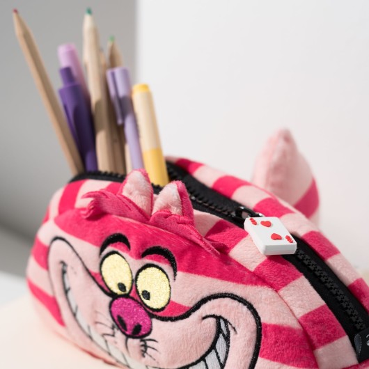 ESTUCHE FELPA DISNEY ALICIA EN EL PAIS DE LAS MARAVILLAS GATO CHESHIRE
