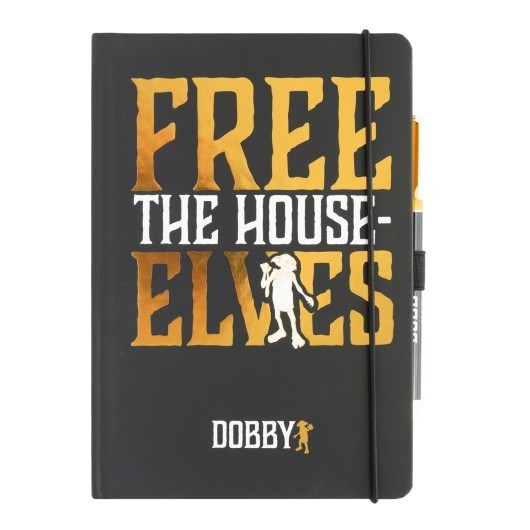 CUADERNO PREMIUM A5 CON BOLIGRAFO HARRY POTTER DOBBY