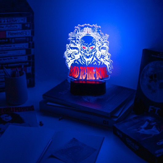 LAMPARA LED DE MESA STRANGER THINGS BAD TO THE BONE