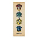 POSTER PUERTA HARRY POTTER ESCUDOS