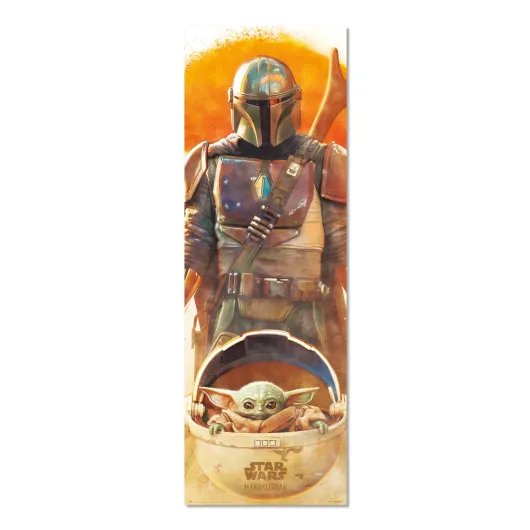 POSTER PUERTA STAR WARS THE MANDALORIAN