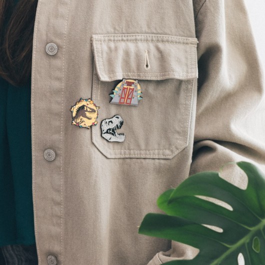 SET DE 4 PINS JURASSIC PARK
