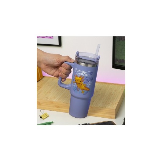 VASO CON PAJITA MINECRAT