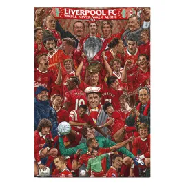 POSTER LEYENDAS DEL LIVERPOOL