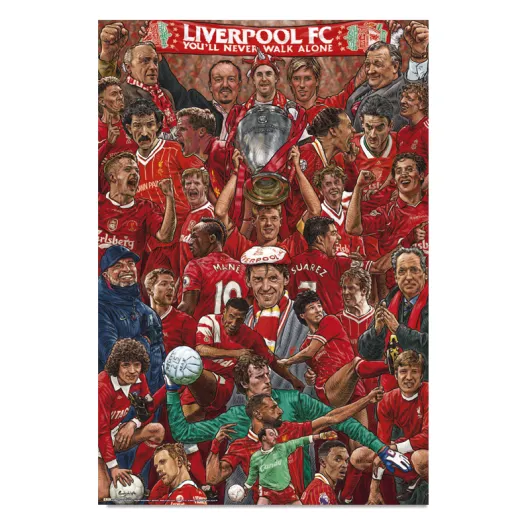 POSTER LEYENDAS DEL LIVERPOOL