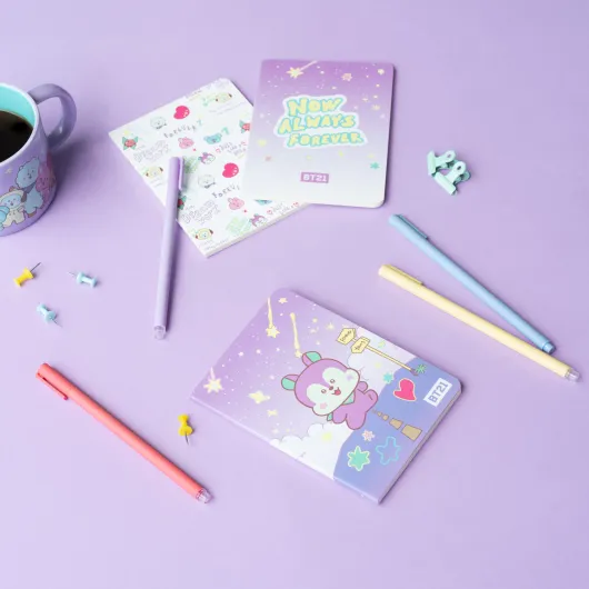 PACK 3 CUADERNOS A6 BT21 THE JOURNEY MANG