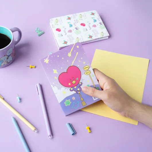 PACK 3 CUADERNOS A6 BT21 THE JOURNEY TATA