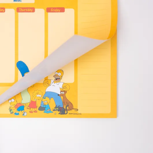 BLOC PLANIFICADOR SEMANAL A4 THE SIMPSONS
