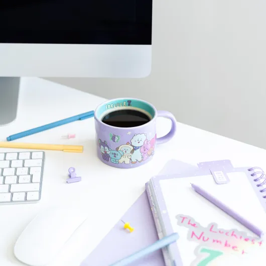 TAZA PREMIUM BT21 THE JOURNEY
