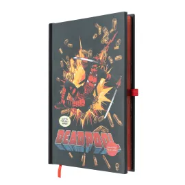 CUADERNO PREMIUM A5 CON LUZ MARVEL DEADPOOL 2