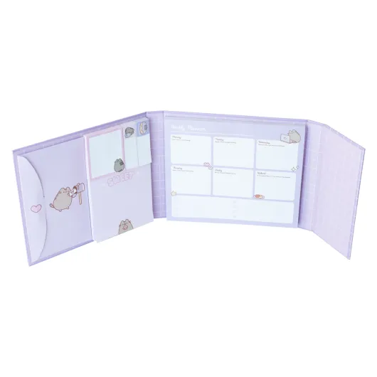 PLANIFICADOR SEMANAL CON NOTAS ADHESIVAS PUSHEEN MOMENTS