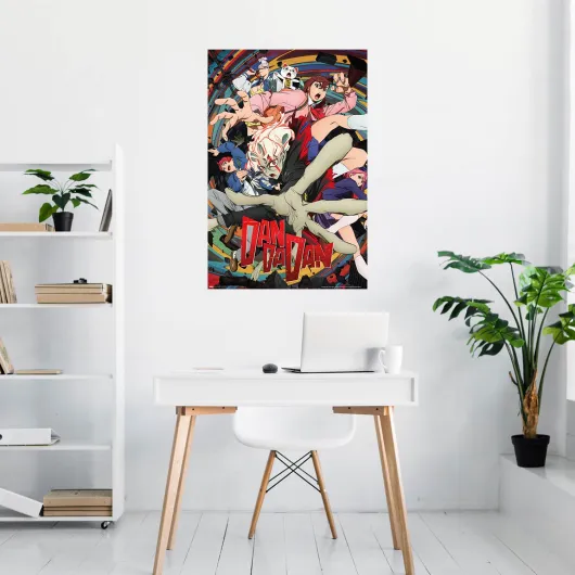 POSTER DAN DA DAN TEMPORADA 1 PERSONAJES