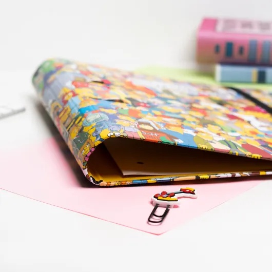 CARPETA 2 ANILLAS PREMIUM THE SIMPSONS