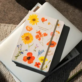 CUADERNO COSIDO A5 COLORFUL FLOWERS KOKONOTE 2