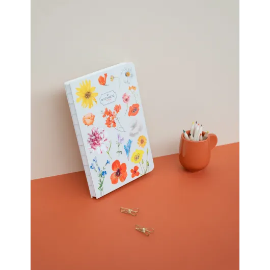 CUADERNO COSIDO A5 COLORFUL FLOWERS KOKONOTE