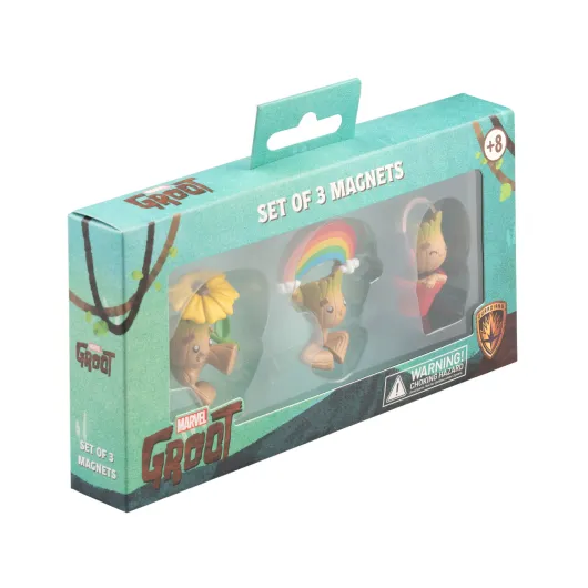SET DE 3 IMANES MARVEL GROOT