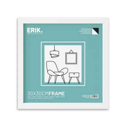 MARCO 30X30 CM MDF BLANCO